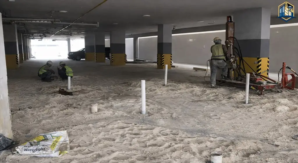 حقن التربة تحت الاساسات