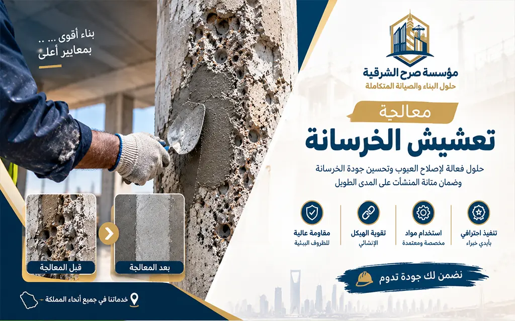 معالجة التعشيش في الخرسانة